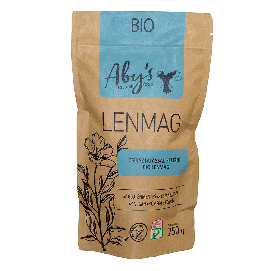 ABY BIO csíráztatott lenmag 250g
